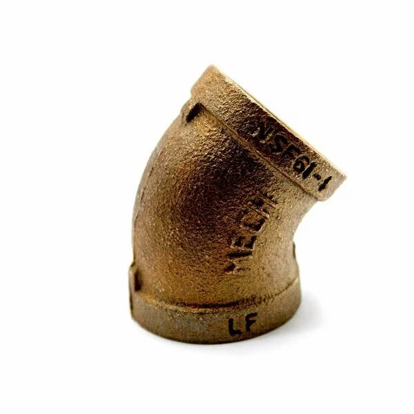 3/8 Inch 45 Brass Elbow, Thrifco Plumbing, Mfr#: 5317031